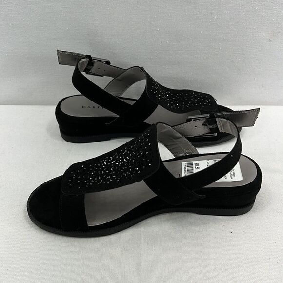 Karen Scott Rheana Wedge Sandals- Black MC- Size 6 M- New - Picture 4 of 8